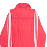 ADIDAS Womens Windbreaker Jacket Pink UK 18