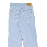 LEVI'S Ribcage BIG E Womens Jeans Blue Relaxed Straight W29 L27