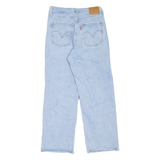 LEVI'S Ribcage BIG E Womens Jeans Blue Relaxed Straight W29 L27