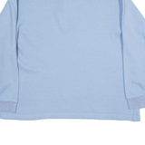 St Andrews Link Womens Sweatshirt Blue Button Neck M