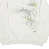 ATLAS Mens Sweatshirt White 1/4 Zip M