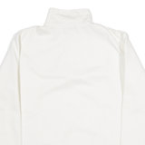 ATLAS Mens Sweatshirt White 1/4 Zip M