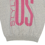 Sleeveless Womens Sweatshirt Grey XL