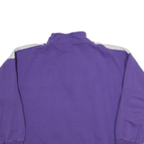 Active Sport Womens Sweatshirt Purple 1/4 Zip L