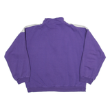 Active Sport Womens Sweatshirt Purple 1/4 Zip L