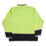 FALCHI Womens Sweatshirt Green 1/4 Zip XL