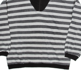 Womens Sweatshirt Grey 1/4 Zip XL