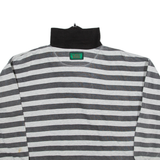 Womens Sweatshirt Grey 1/4 Zip XL