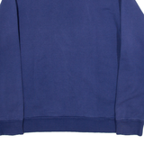 Womens Sweatshirt Blue 1/4 Zip M