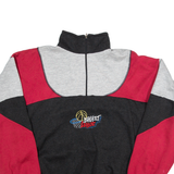 Womens Sweatshirt Grey 1/4 Zip L