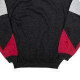 Womens Sweatshirt Grey 1/4 Zip L