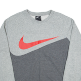 NIKE Womens Sweatshirt Grey L