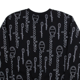 CHAMPION Womens Sweatshirt Black XL