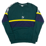 PUMA Mens Sweatshirt Green S