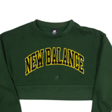 NEW BALANCE Cropped Womens Sweatshirt Green S