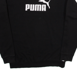 PUMA Womens Sweatshirt Black UK 8