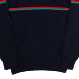 Womens Sweatshirt Blue V-Neck L