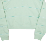 ME. Womens Sweatshirt Green 1/4 Zip L