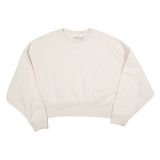 ADIDAS Womens Sweatshirt Cream UK 4