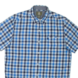 TIMBERLAND Mens Shirt Blue Check M