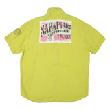 NAPAPIJRI Support Air Rescue Mens Plain Shirt Green XL