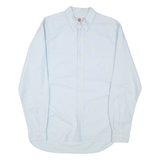 TIMBERLAND Mens Plain Shirt Blue Long Sleeve S