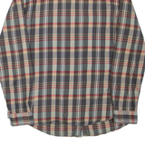 WRANGLER Mens Shirt Grey Check Long Sleeve 2XL