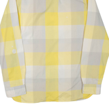 CALVIN KLEIN JEANS Mens Shirt Yellow Check Long Sleeve S