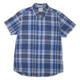 WRANGLER Slim Fit Mens Shirt Blue Check M