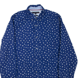 TOMMY HILFIGER Mens Shirt Blue Long Sleeve M