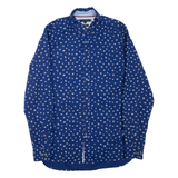 TOMMY HILFIGER Mens Shirt Blue Long Sleeve M