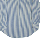 TIMBERLAND Mens Shirt Blue Striped Long Sleeve L