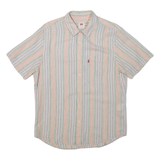 LEVI'S Mens Shirt Pink Striped M