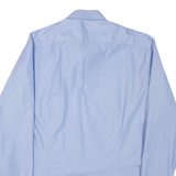 DKNY Mens Shirt Blue Striped Long Sleeve M