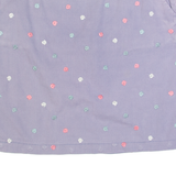 WHITE STUFF Womens Straight Skirt Purple Short Spotted UK 12