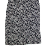 MONSOON Womens Maxi Skirt Black Long Viscose Floral UK 10