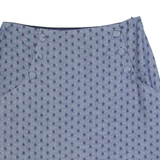 LAURA ASHLEY Womens Straight Skirt Black Short Polka Dot UK 12