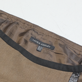 LAURA ASHLEY Womens Straight Skirt Brown Short UK 12