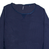 WOOLRICH Womens Top Blue Long Sleeve M