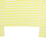 JOSEPH Womens Oversized Top Yellow Long Sleeve Striped S