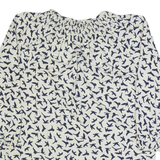 PHASE EIGHT Bird Deisgn Womens Printed Top Cream Long Sleeve UK 12
