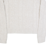 GAP Womens Jumper Beige Cable Knit M