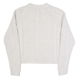 GAP Womens Jumper Beige Cable Knit M