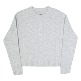 GAP Womens Jumper Grey Cable Knit M