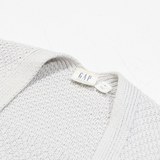 GAP Womens Cardigan Grey Tight Knit M