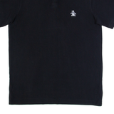 ORIGINAL PENGUIN Mens Polo Shirt Black Short Sleeve S