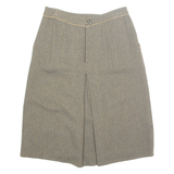 Womens A-Line Skirt Green Midi M