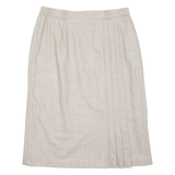 Womens Pencil Skirt Beige Midi M