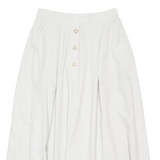 RHONER LAND Womens A-Line Skirt Beige Midi UK 12
