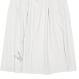 RHONER LAND Womens A-Line Skirt Beige Midi UK 12